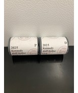 2025 Kennedy Half Dollar Rolls    Philadelphia and Denver   US Mint - $1,038.98 MXN