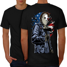 Serial Killer Shirt USA Flag Men T-shirt Back - $12.99