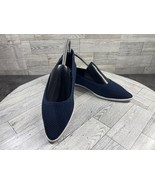 Cole Haan Ballet Flat Women 8.5B Skimmer Zerogrand Shoes Blue Knit Slip ... - $48.35 CAD