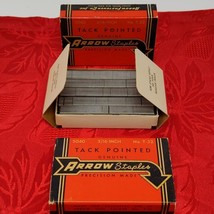 (2 Boxes) NEW Arrow T-32 Heavy Duty Staple Gun Tacker Fastener Tack Pointed VTG - £20.28 GBP