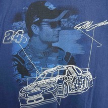 Jeff Gordon Double Side NASCAR Racing Dupont  24 Racecar T Shirt Mens Si... - £7.80 GBP
