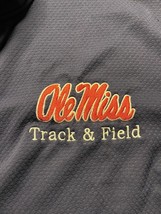 Nike Mississippi Ole Miss Rebels Track &amp; Field 1/4 Zip Pullover Men’s La... - $16.00