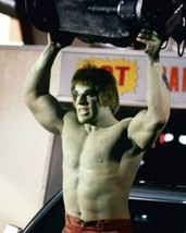 Lou Ferrigno lifts up engine 24x36 inch super hero poster - $29.99