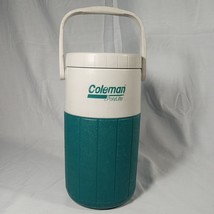 Vintage Coleman PolyLite Half Gallon Thermos Jug Cooler Green 1/2 Gal USA - £10.03 GBP