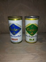 2 Fischer&#39;s 12 Oz Beer Cans Fischer Brewing Company Vintage VTG Man Cave... - $19.79