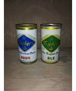 2 Fischer&#39;s 12 Oz Beer Cans Fischer Brewing Company Vintage VTG Man Cave... - £15.45 GBP