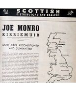 1954 Joe Monro Kirriemur Dealer Advertisement Import Autocar Automobilia... - €21,45 EUR