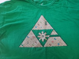 Legend of Zelda A Link To The Past Rupees Triforce T Shirt TeeFury Sz.L - $12.99