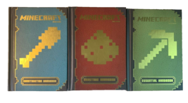 Minecraft Handbook Lot: 3 Books-Hard Cover: Video Game Strategy Guides - £11.86 GBP