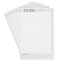 6 Pack Daily To Do Pad, Checklist Notepad With Itemized Lines, Check Box... - £24.03 GBP
