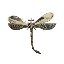 Dragonfly Brooch Pin Jewelry 925 Insect Bug Vintage Sterling Silver Dragon Fly - £51.91 GBP