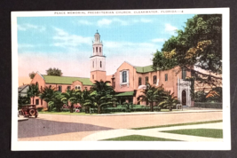 Peace Memorial Presbyterian Church Old Car Clearwater Florida FL Postcard c1930s - £3.13 GBP