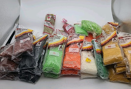 Lot of 33 VTG Latch Hook RUG YARN CARON 27 New 6 Opened Various Colors Read - $41.05 CAD