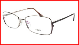 FENDI Eyeglasses Frame F959 (770) Metal Light Bronze Italy Made 54-16-13... - $177.57