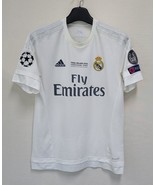 Real Madrid Soccer Jersey FINAL MILANO 2016 RONALDO BENZEMA RAMOS MARCEL... - $85.00