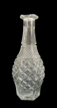 Wexford Anchor Hocking Clear Vintage Glass Decanter 11 1/2&quot; No Stopper - $15.00