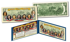 FOUNDING FATHERS of the U.S.A OFFICIAL Legal Tender U.S. $2 Bill (Versio... - $13.98