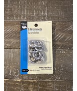 Dritz 8 Curtain Grommets Nickel Plated Brass 3/8&quot; - €10,07 EUR