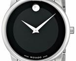 MOVADO 0606504 Stainless Steel Black Museum Dial Men&#39;s Watch - $359.99