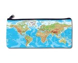 World Physical Map Pencil Case - £13.46 GBP