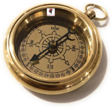 May Your Faith Always Guide You Antique Nautical Vintage Directional Magnetic  - £22.94 GBP