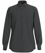 Hugo Boss Men&#39;s Slim Fit Kenno Solid Dress Shirt in Med Grey- 16 32/33 - $93.70 CAD