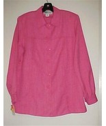 Hot Pink Shirt/Jacket Size 8 NEW #46-473 - £14.67 GBP