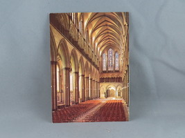 Vintage Postcard - Salisbury Cathedral Nave - Walter Scott - £11.79 GBP