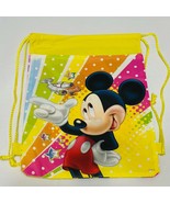 Micky Mouse Sling Tote Drawstring Backpack Sports Treat Bag Boys - £6.32 GBP