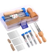 Needle Felting Kit: 30Pcs Needles, Wooden Handle, Finger Cots for DIY Wool - $281.95 MXN