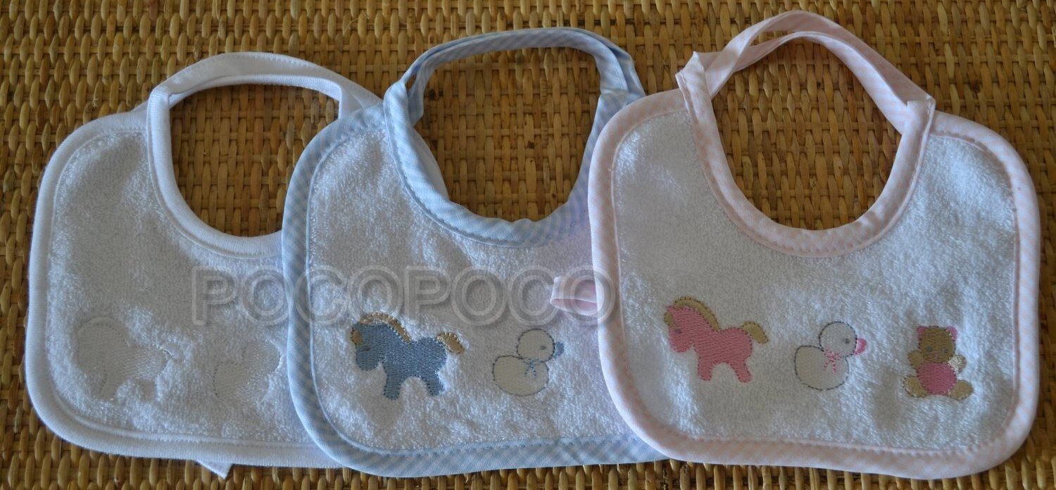 BAVETTA NEONATO DE ALGODÓN ELLEPI ART. AD 9326A - $3.74