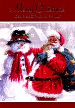 Merry Christmas Dear Brother &amp; Family - Christmas Greeting Card - 21294 - $2.79