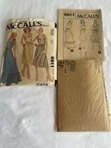 6611 McCalls SEWING Pattern Size Small Misses Yoked Pullover Sundres - $18.70
