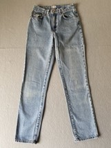 Vintage Calvin Klein Jeans 27x31 Blue Straight Leg Double Stone Wash USA... - £19.36 GBP