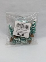 Pack Of (8) Gerson International 1.25&quot; Christmas Village Snow Trees - $343.83 MXN