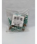 Pack Of (8) Gerson International 1.25&quot; Christmas Village Snow Trees - €15,31 EUR