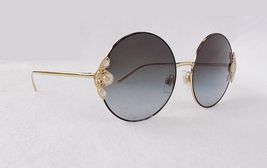 DOLCE &amp; GABBANA Woman Sunglasses DG2252H 13348G Gold/Grey Round Metal IT... - £201.47 GBP