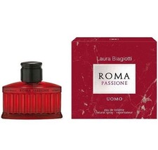 Roma Passione Uomo * Laura Biagiotti 4.2 Oz / 125 Ml Edt Men Cologne Spray - £40.42 GBP