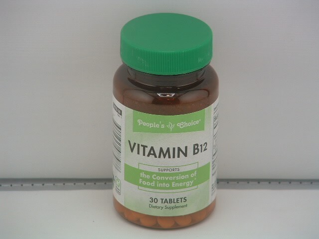 People&#39;s Choice Vitamin B12 -30 Tablets - $5.93