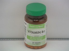 People&#39;s Choice Vitamin B12 -30 Tablets - $111.32 MXN