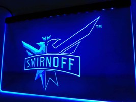 Smirnoff Vodka Illuminated Led Neon Sign Home Decor, Bar, Pub, Lights Décor Art  - £20.77 GBP+