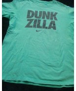 Nike Dunkzilla Green T shirt Sz Xl Basketball - £18.92 GBP