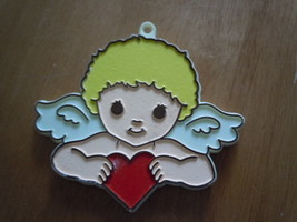 Vintage Hallmark Plastic Colorful Valentine Cupid Cookie Cutter - £4.67 GBP