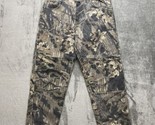 Wrangler Double Knee Denim Jeans Men&#39;s 38x28 Woodland Camo Hunting Outdo... - $28.05