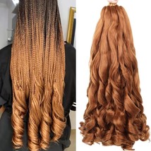 French Curl Braiding Hair 8 packs 22 Inch Spanish Curly Braiding Hair 75g/pack - £11.54 GBP