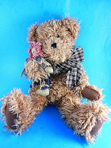 Boyds Bears Rusty &amp; Scardycrow Mint with tags 15&quot; Shaggy pile fabric - £13.40 GBP