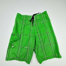 Billabong Platinum PX3 Mens Board Shorts Size 28 Green Stretch TK27 - £7.77 GBP