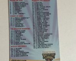 Skeleton Warriors Trading Card #100 Checklist - £1.55 GBP