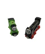 Thomas &amp; Friends Wooden Magnetic Trains Engines Hiro &amp; Percy Set of 2 - $18.95