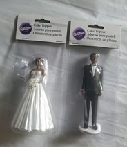 New Wilton Bride & Groom Set Wedding Cake Toppers Black African American - $14.81
